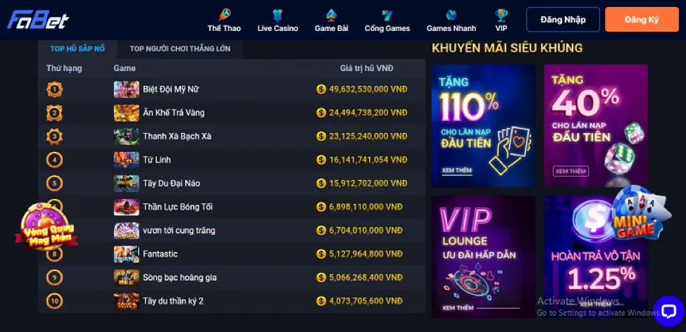 Chương trình VIP S8bet
